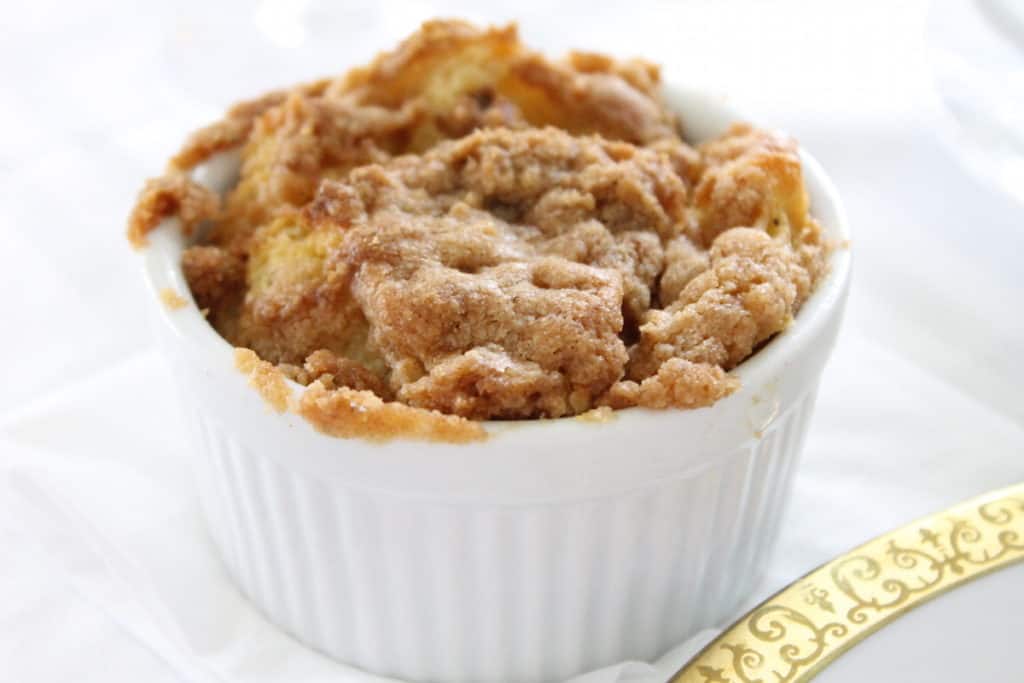 Overnight French Toast Bake in a ramekin