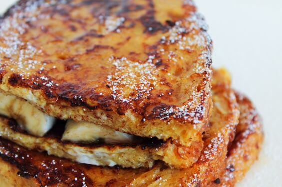 banana french toast sandwiches