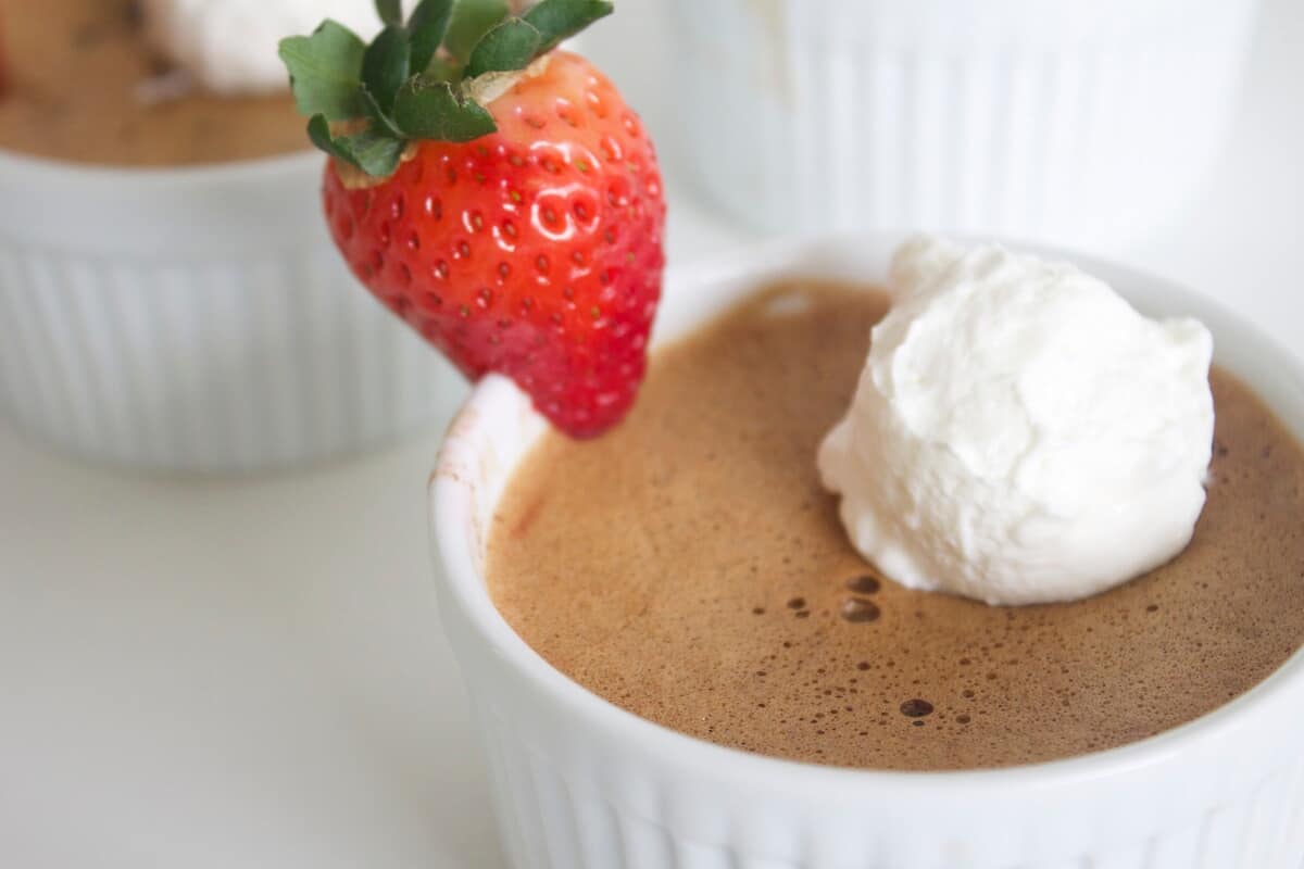 pots de creme au chocolat