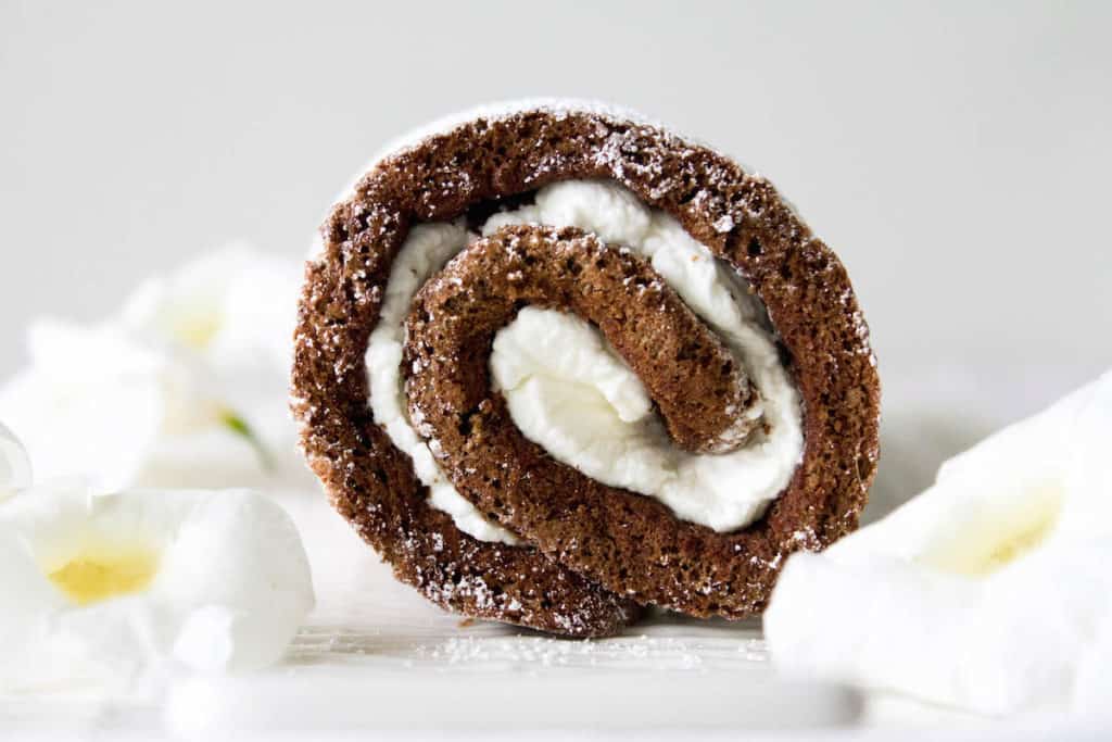 chocolate roulade cake