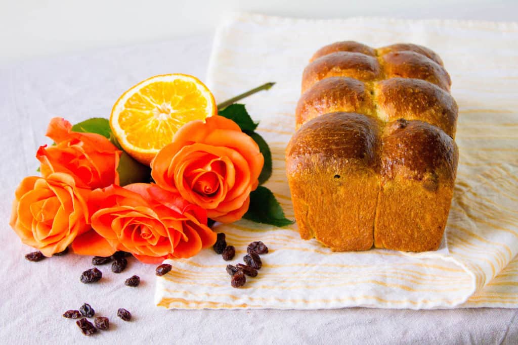 cinnamon orange raisin brioche