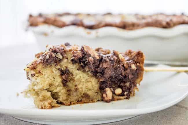 chocolate banana crumb cake