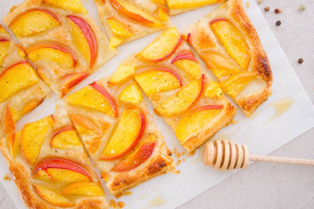 peach tart