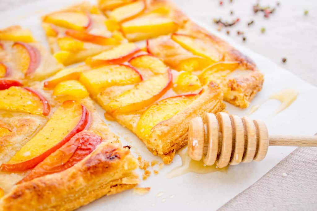 peach tart