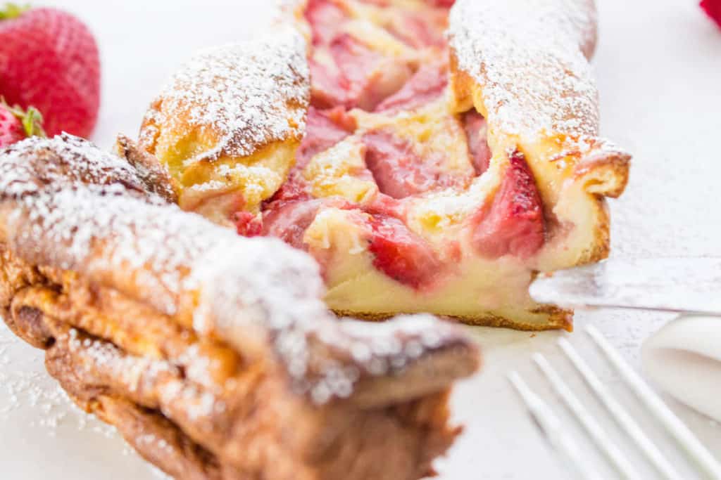 strawberry flaugnarde