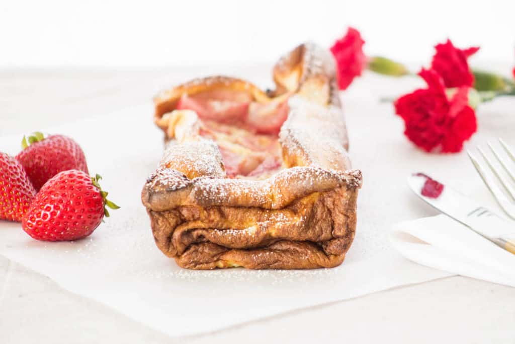 strawberry flaugnarde 