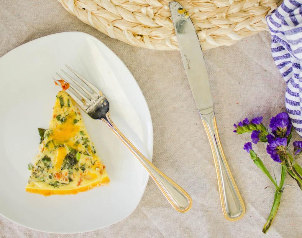 sundried tomato quiche sans crust