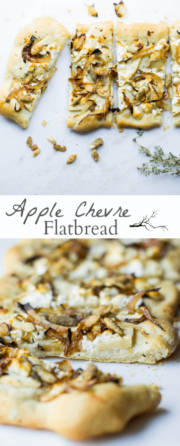 apple chevre flatbread 