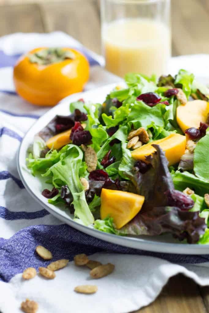 persimmon harvest salad
