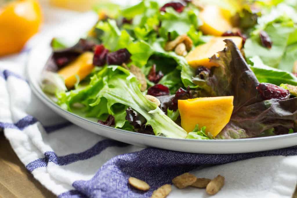 persimmon harvest salad