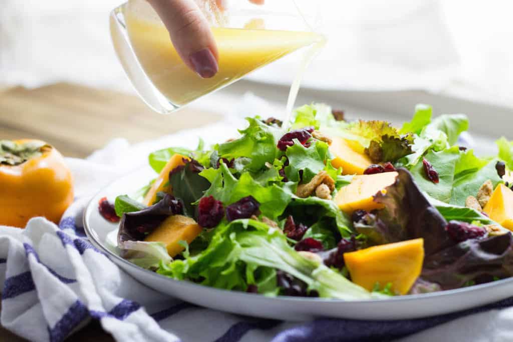 persimmon harvest salad
