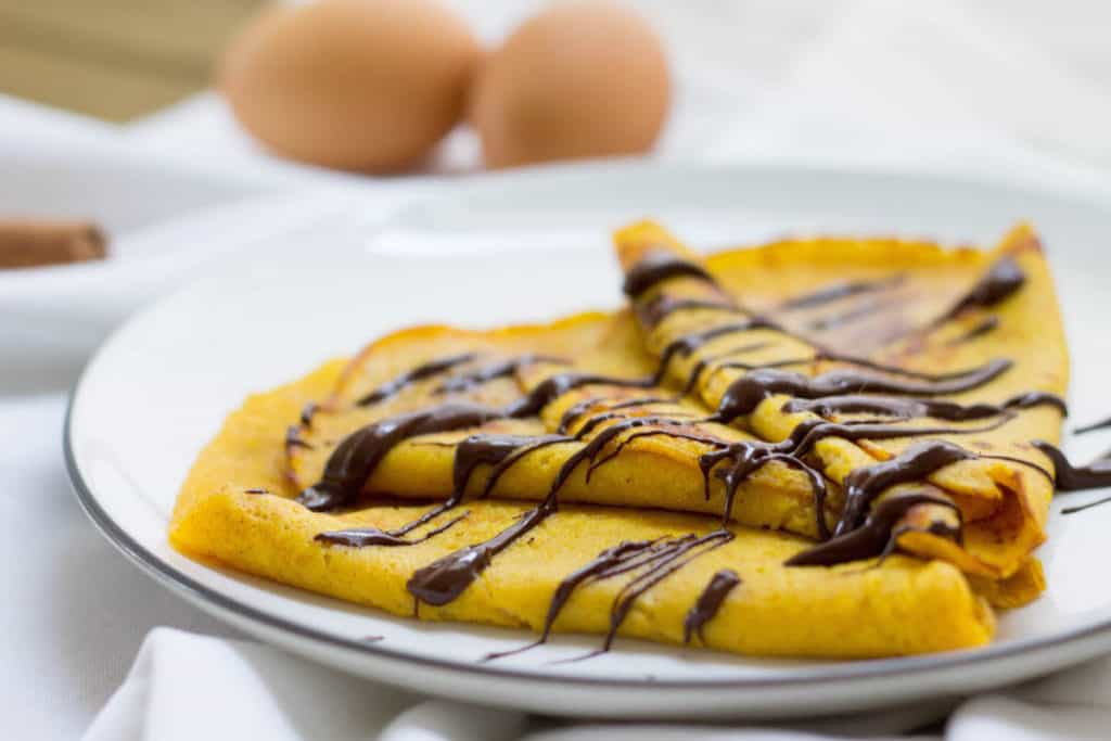 pumpkin crepes