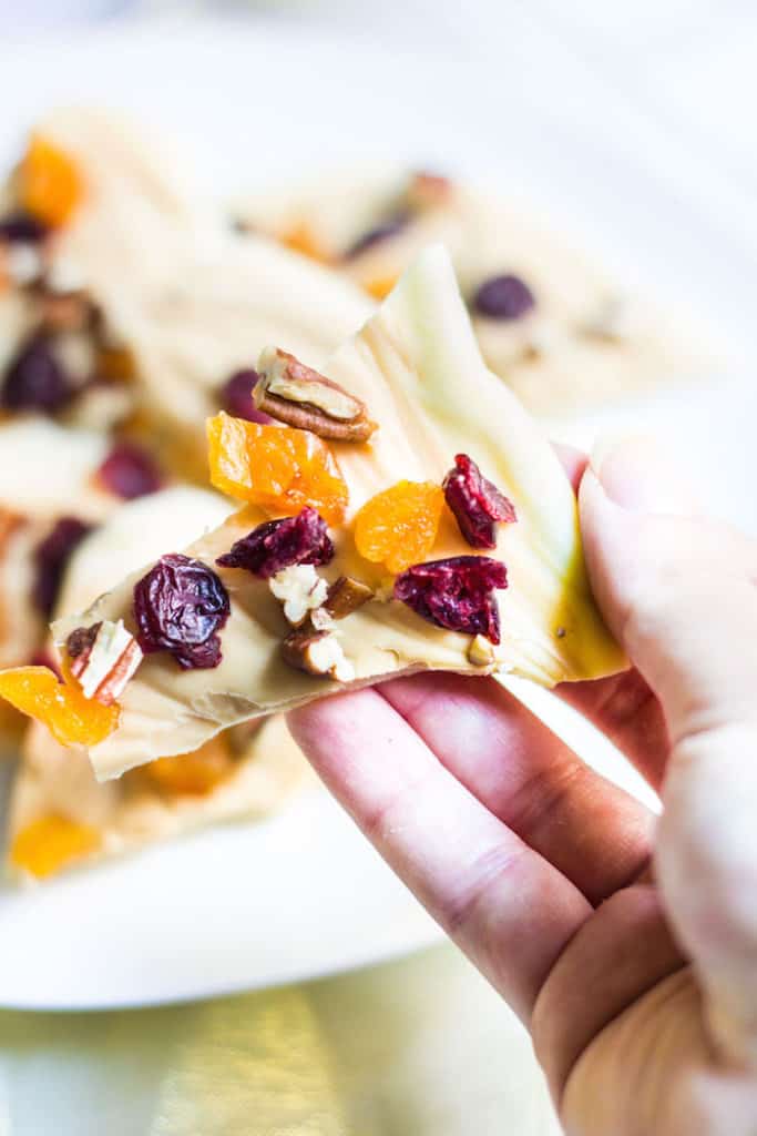 peanut butter white chocolate bark