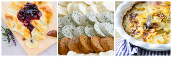 appetizer collage