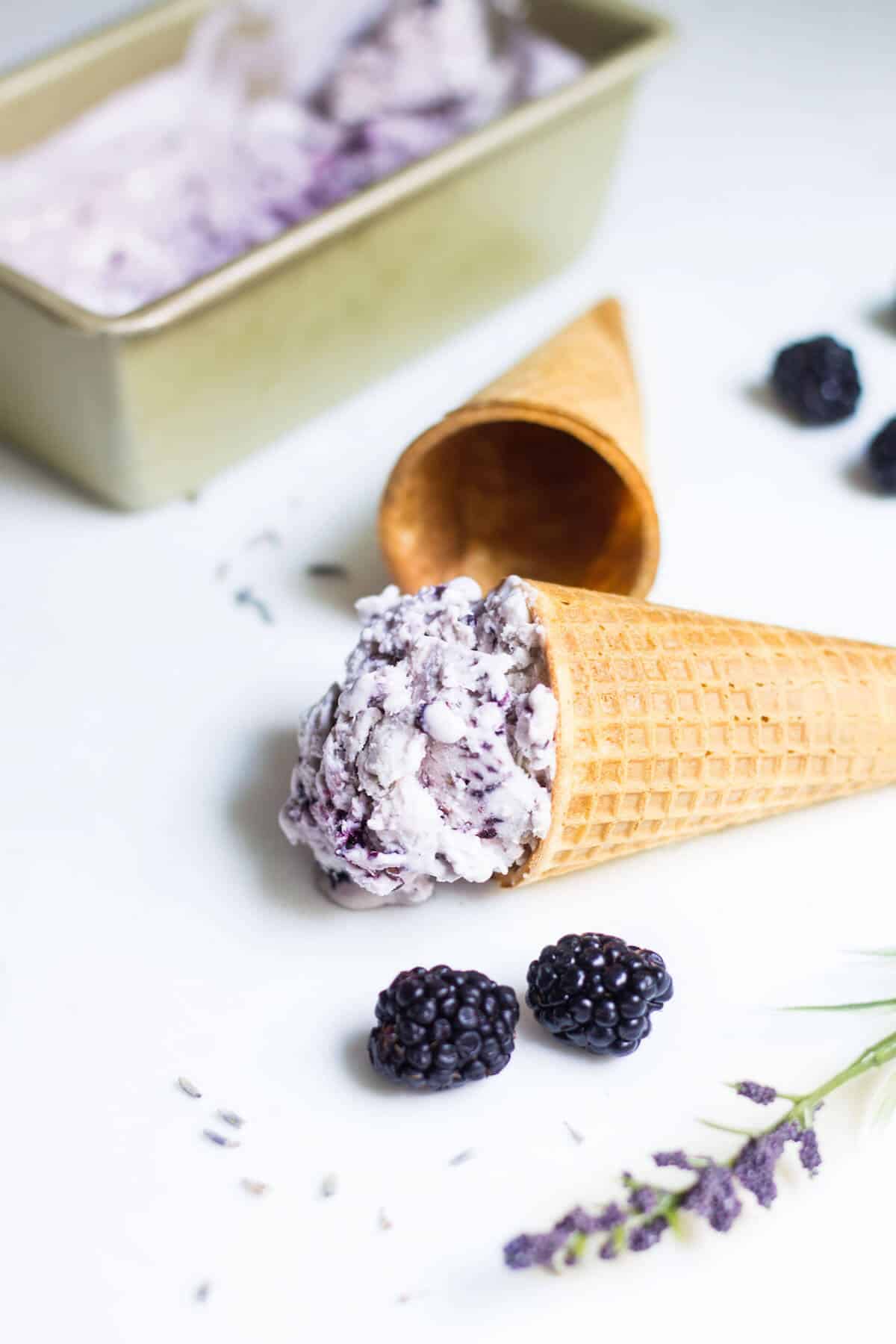 lavender ice cream