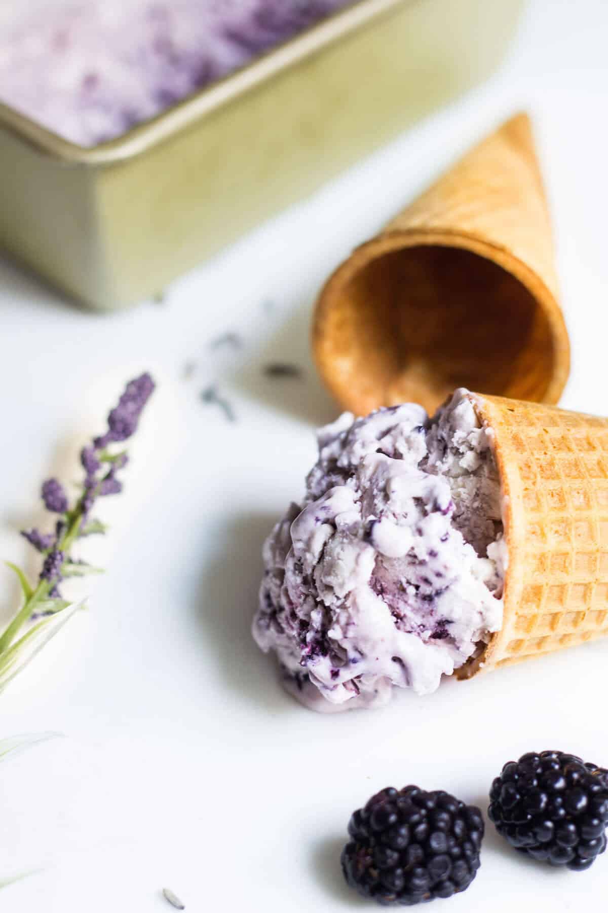 lavender ice cream