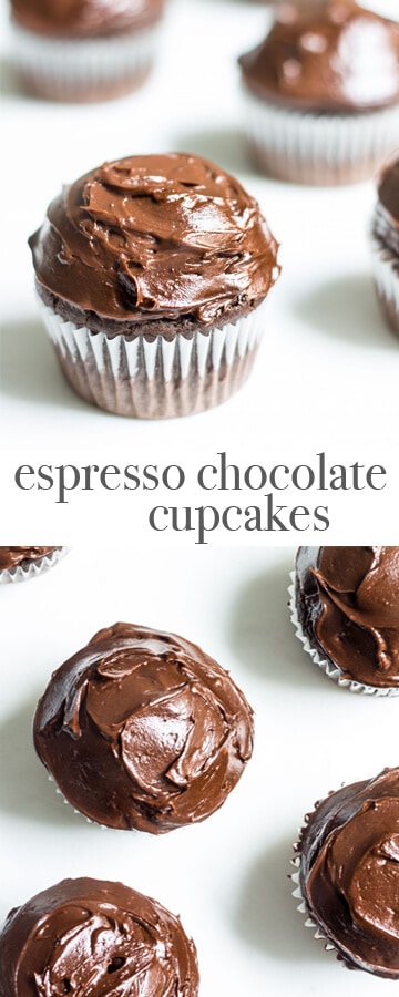 espresso chocolate cupcakes