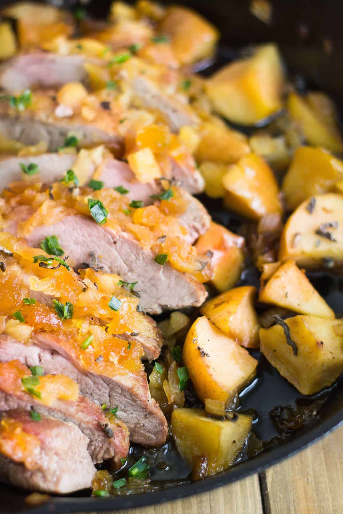 apple glazed pork tenderloin