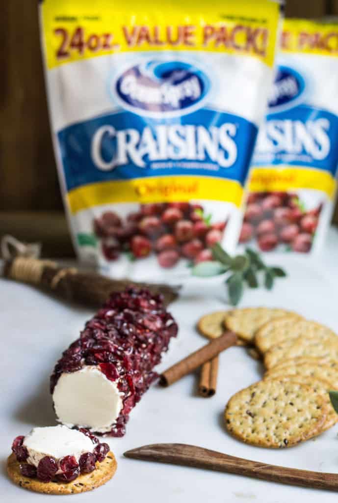 cranberry cheese log
