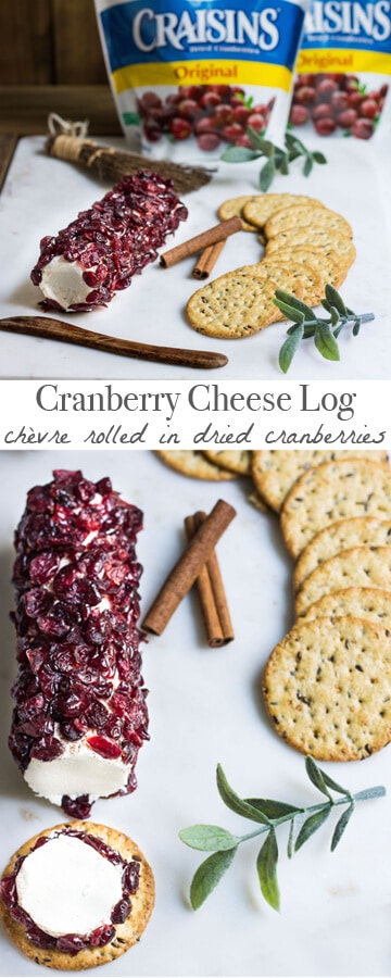 cranberry cheese log