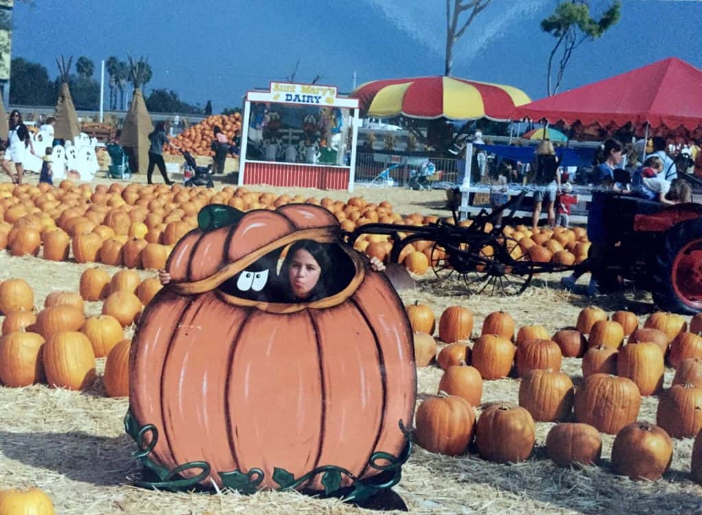 me at the pumpkin patch