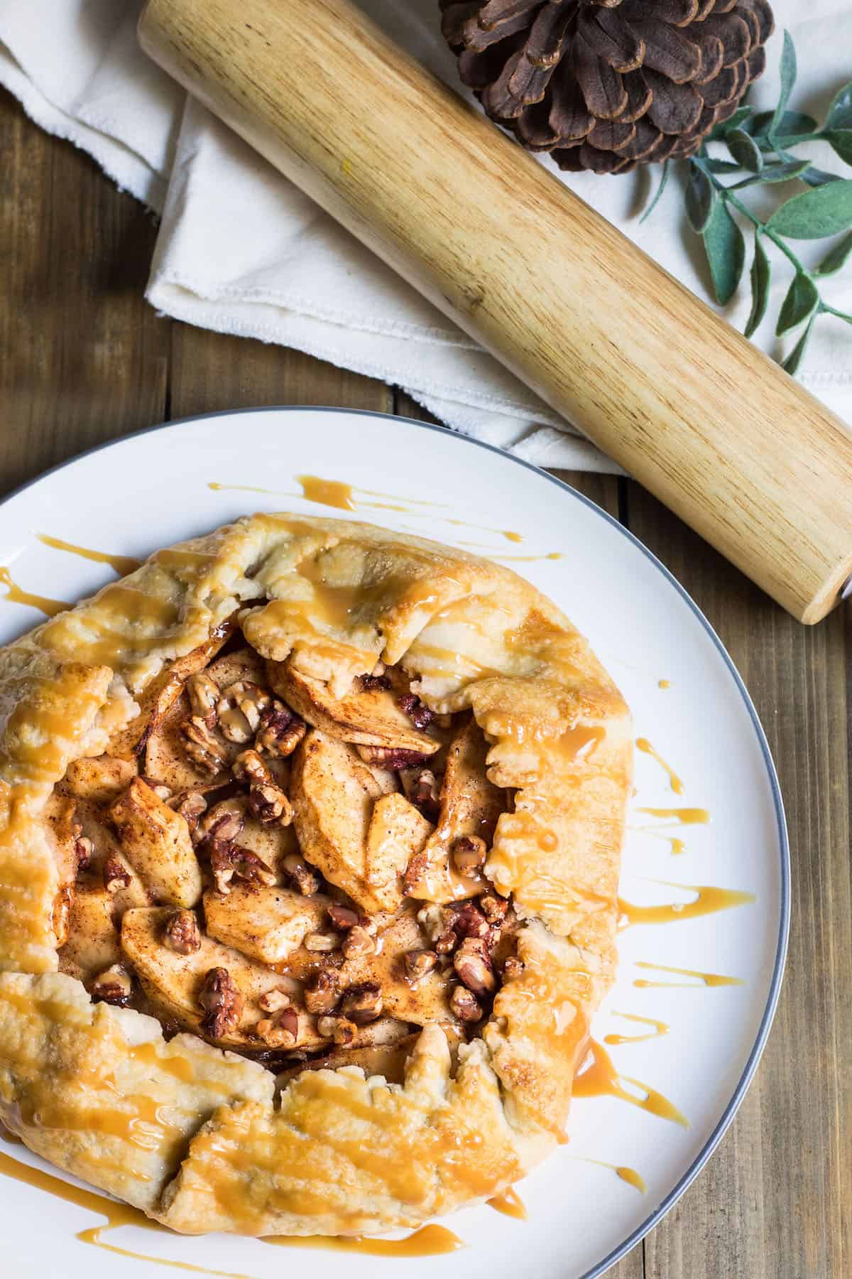 Apple Galette: The Easy Way to Make Pie! Recipe via MonPetitFour.com