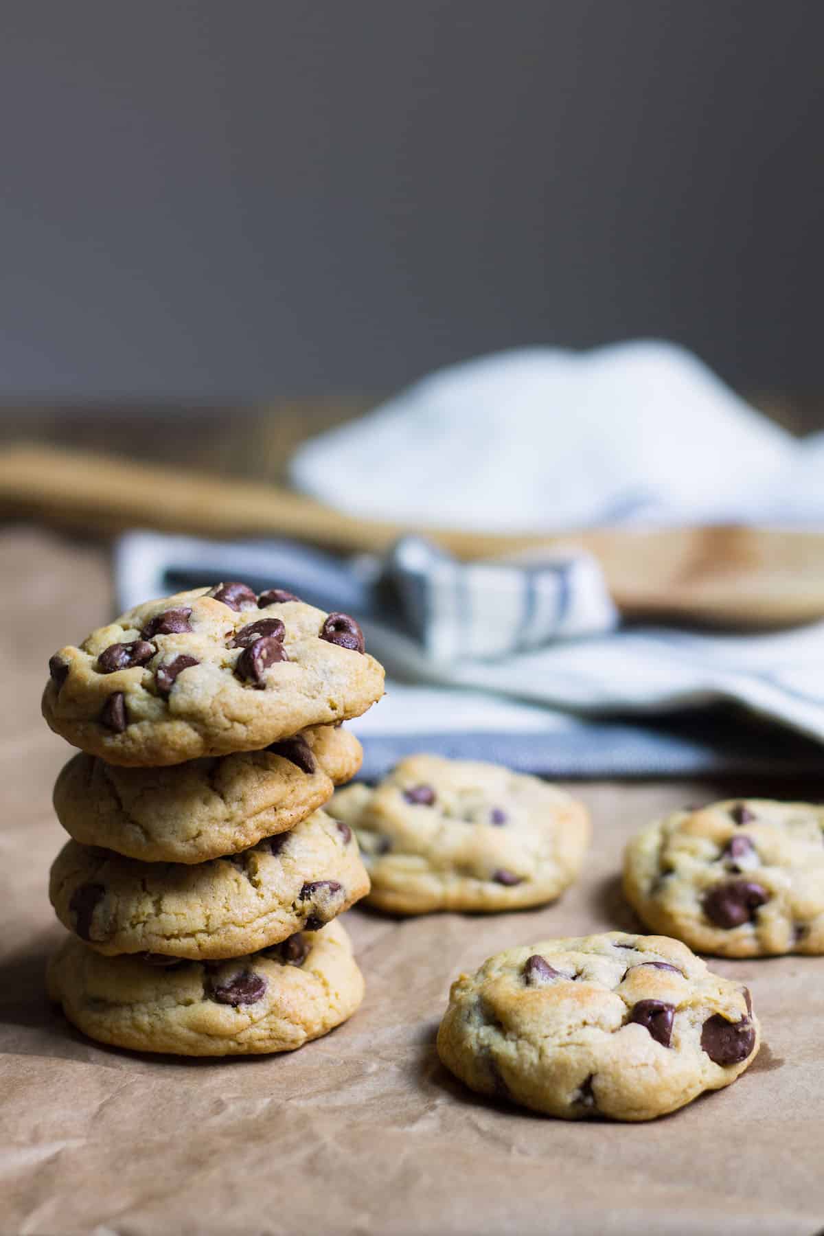 Chocolate Chip Cookies : the old-fashioned way! Recipe via MonPetitFour.com