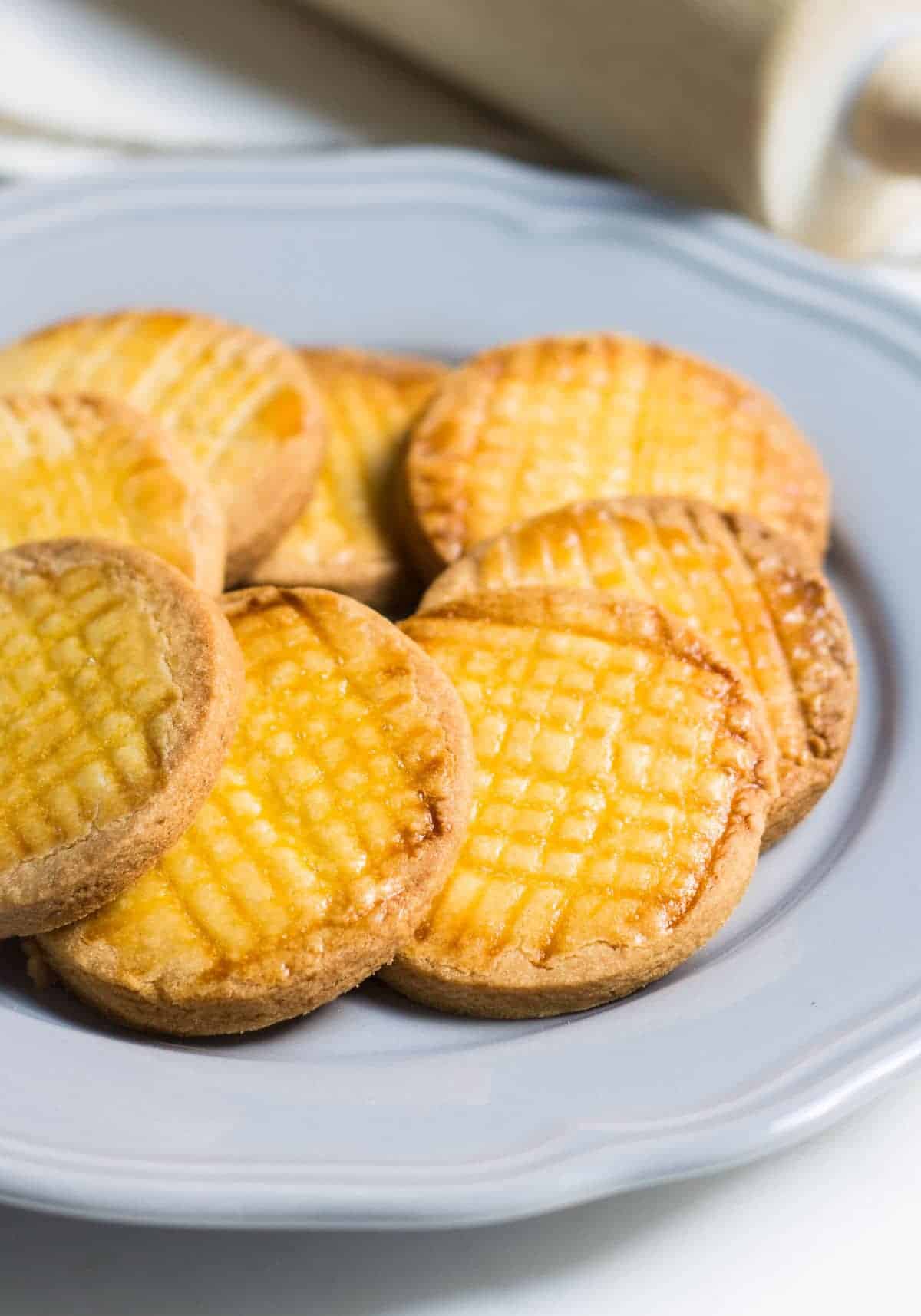 French Butter Cookies, also known as sables. Sweet, salty, and buttery! Easy cookies that are incredibly irresistible. Recipe via MonPetitFour.com