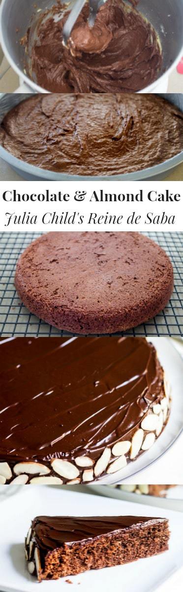 Reine de Saba (Julia Child's Chocolate and Almond Cake). Rich, simple, and perfectly chocolate-y! Recipe via MonPetitFour.com