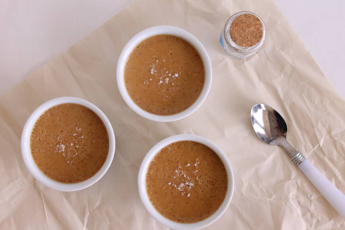 salted caramel pots de creme