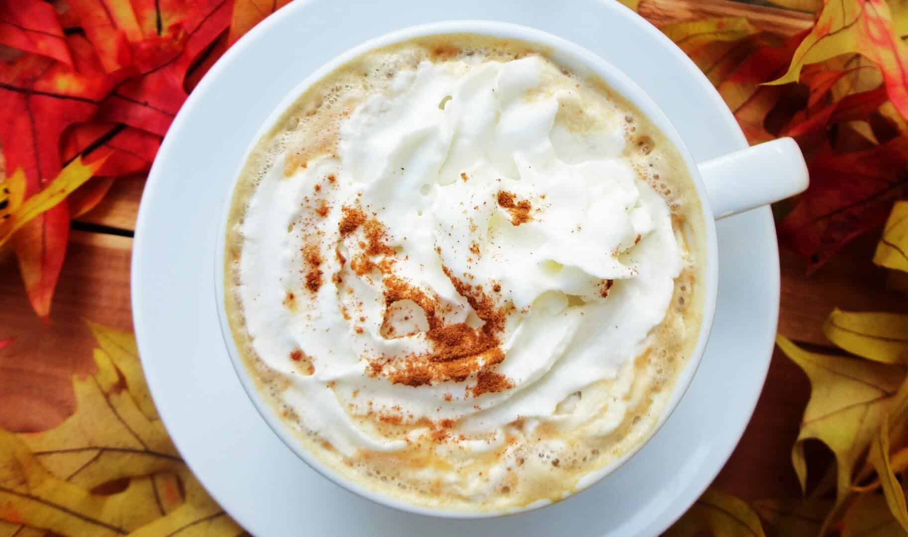 homemade pumpkin spice latte