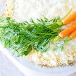 carrot cake with cream cheese frosting