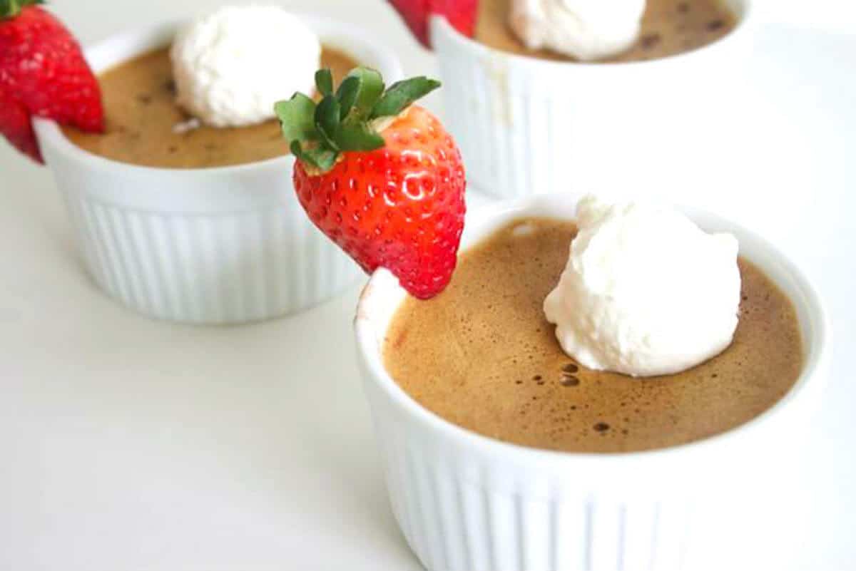 pots de creme au chocolat