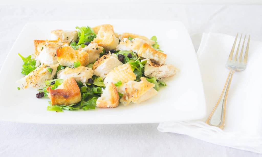 roast chicken salad recipe image