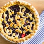 mixed berry pie