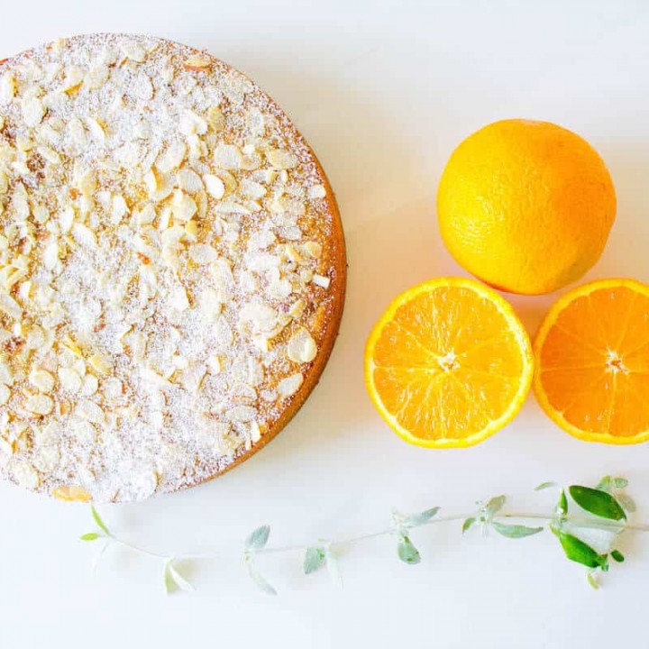 orange almond flourless cake