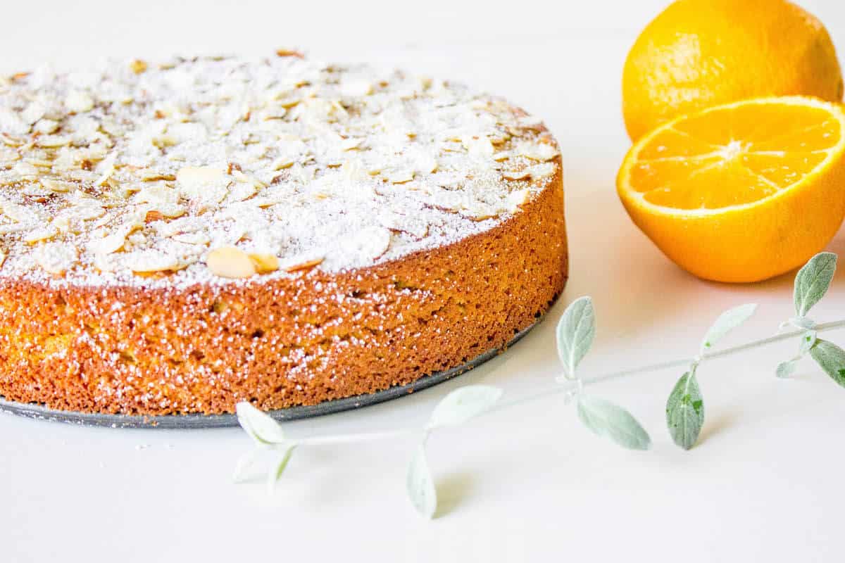 flourless orange cake recipe image