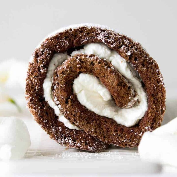 chocolate roulade cake