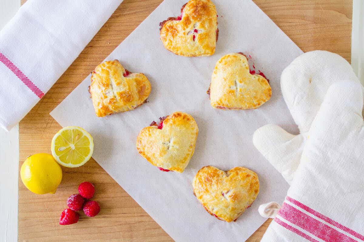raspberry lemon hand pies