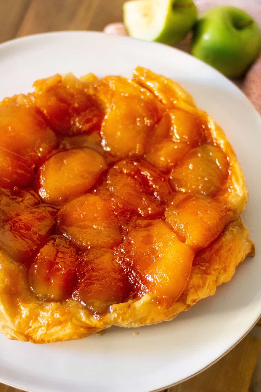Apple Tarte Tatin recipe image overhead