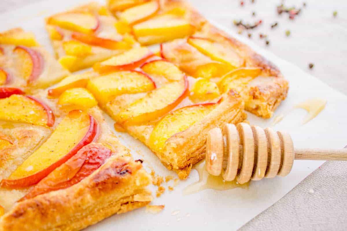 peach tart