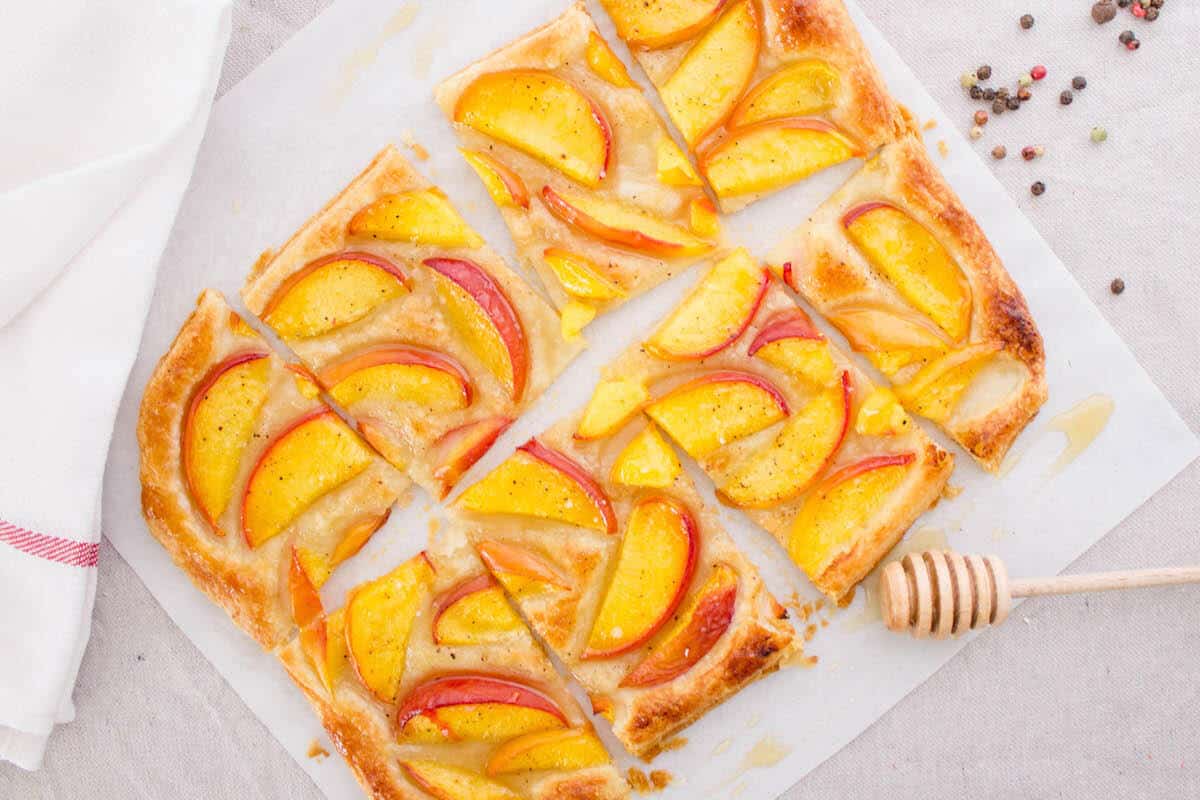 peach tart