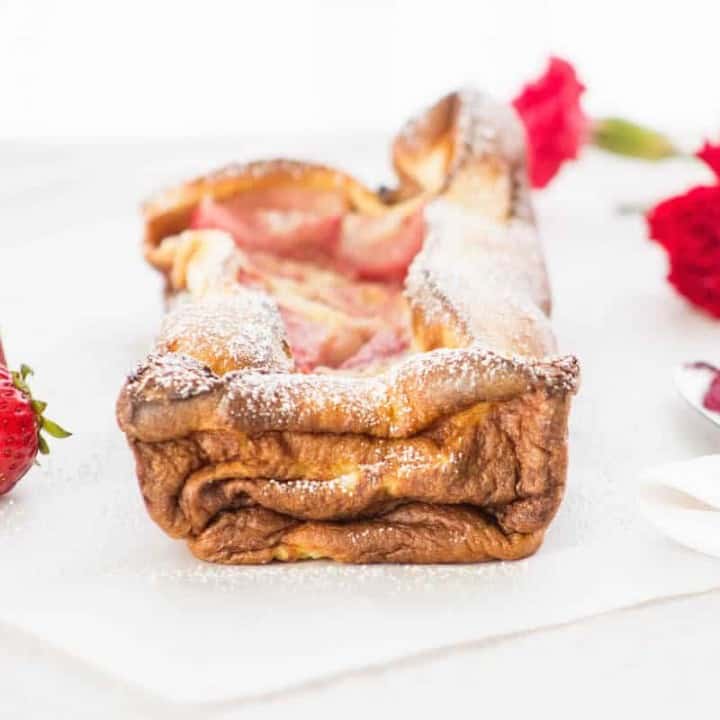 Flaugnarde aux fraises