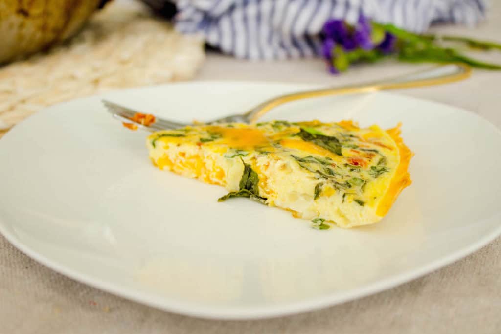 sundried tomato quiche sans crust
