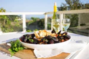 mussels with marinara
