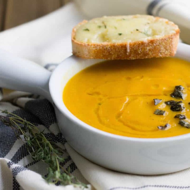 instant pot butternut squash soup recipe - featured image