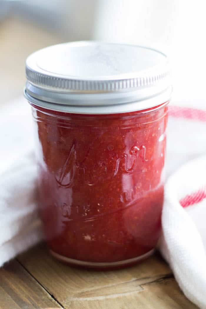 pancakes with plum compote