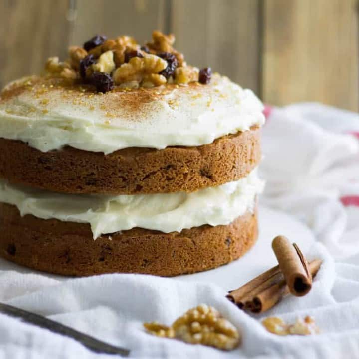 spiced walnut cake