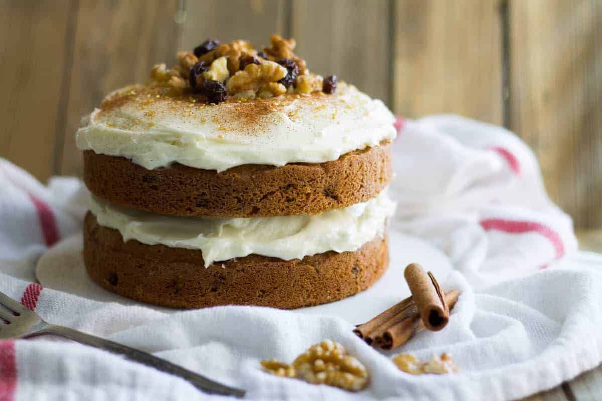 spiced walnut cake