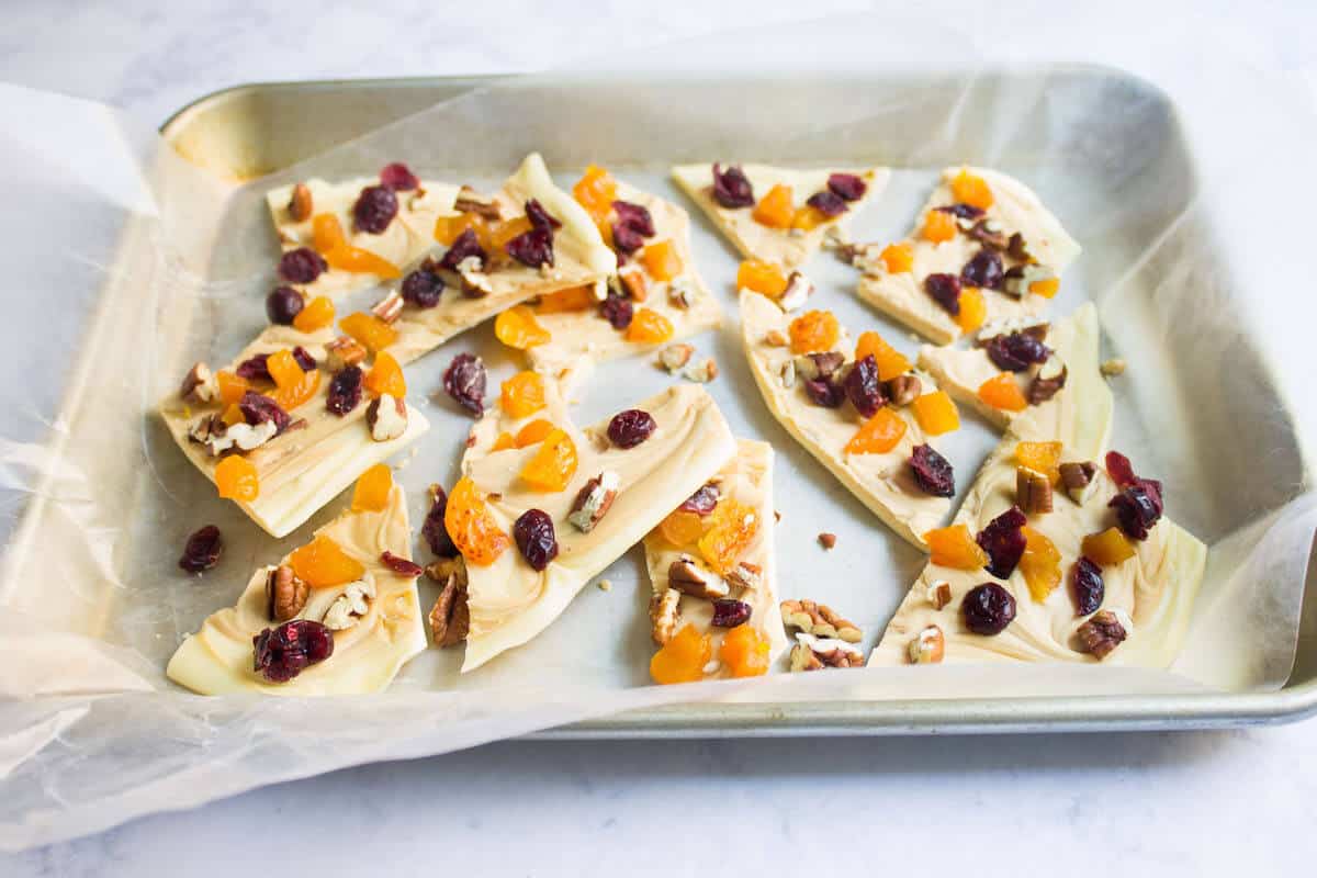 peanut butter white chocolate bark
